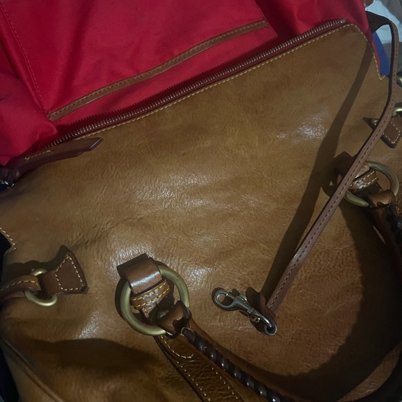 Dooney & Bourke Brown Satchel - Picture 5 of 9